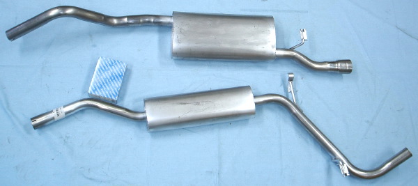 Foto Skoda Felicia rustfritt eksosanlegg