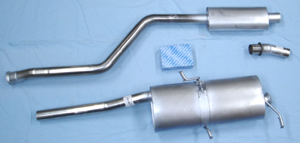 Image stainless-steel-exhaust Citroën Xsara 1.9D Diesel estate 