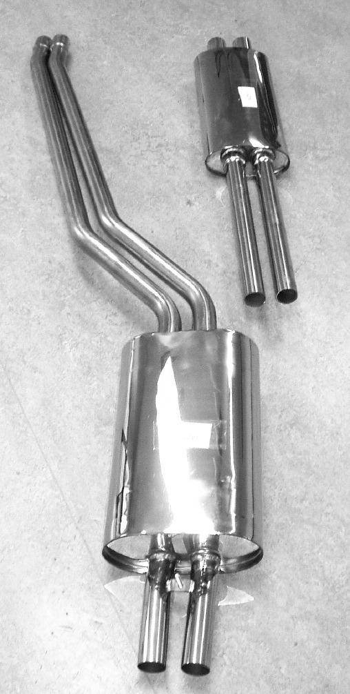 Image Mercedes 450SL/SLC W107 stainless steel exhaust