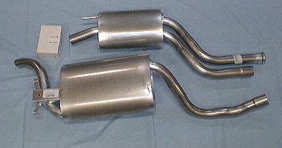 Photo stainless-steel-exhaust Mercedes E200&E220 W124-serie