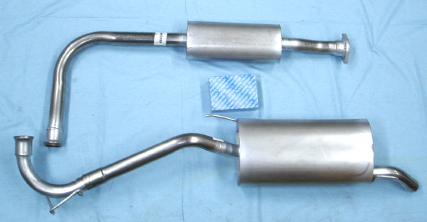 Image stainless-steel-exhaust Renault Clio 1.4