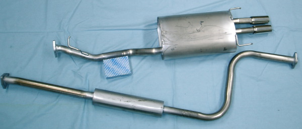 Image stainless-steel-exhaust Rover 620/623 