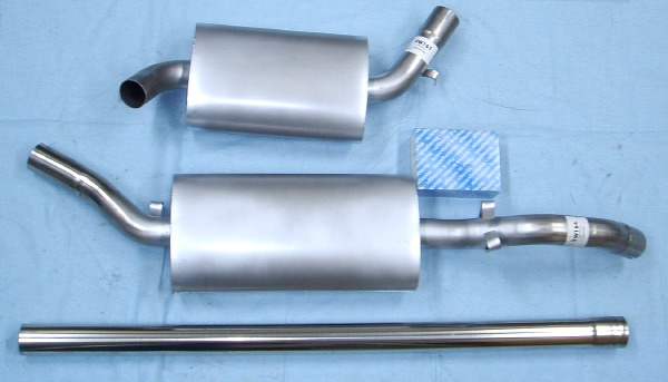 Image stainless-steel-exhaust Volkswagen Golf 1.6 & 1.8