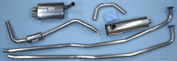 Photo stainless-steel-exhaust Volvo 160 B30E