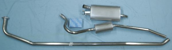 Image stainless-steel-exhaust Volvo Amazon