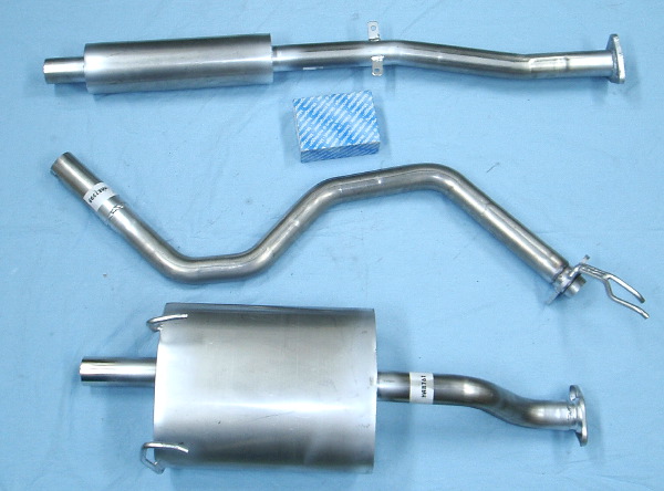 Image stainless-steel-exhaust Honda Civic 1.6VTi 
