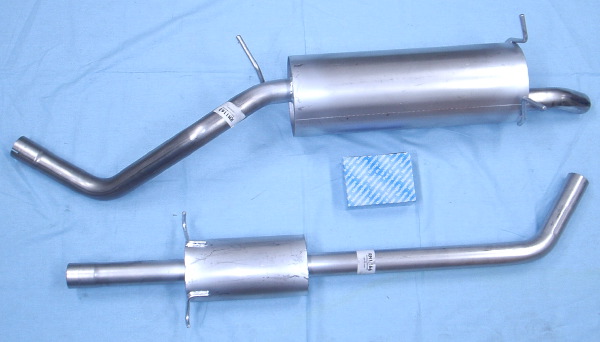 Image stainless-steel-exhaust Renault Megane 1.9TD