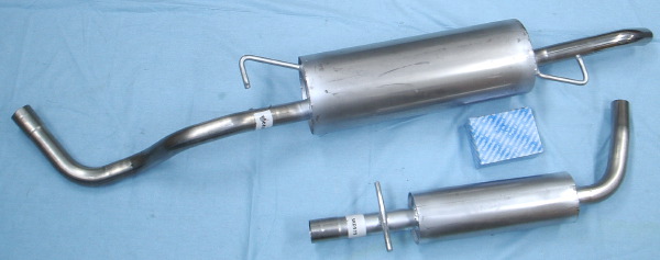 Photo stainless-steel-exhaust Skoda Octavia 1.4
