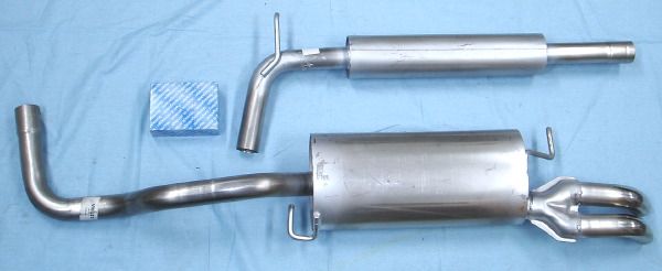 Photo stainless-steel-exhaust Volkswagen Polo 1.9 SDi & 1.9 TDi