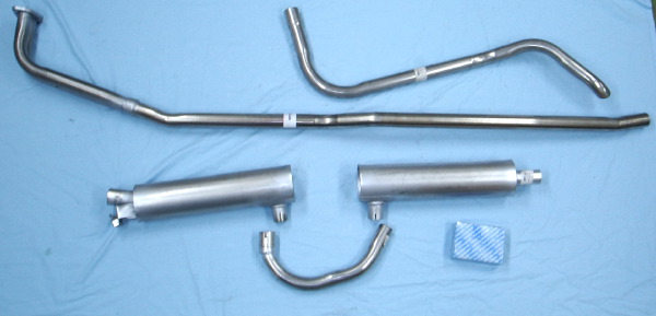 Photo stainless-steel-exhaust Volvo 140