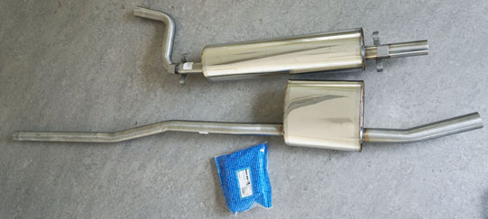 Image stainless-steel-exhaust Mercedes 200/8 