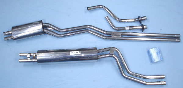 Image stainless-steel-exhaust Mercedes 280/8  W114-serie