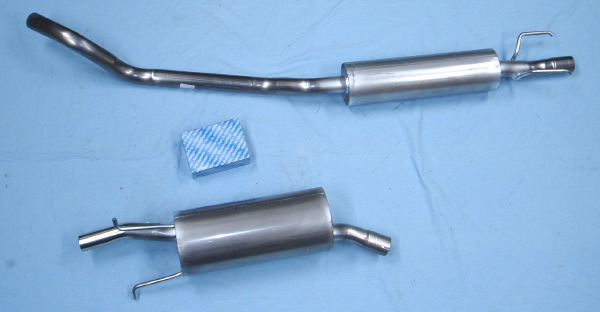 Image stainless-steel-exhaust Opel Corsa 1.5TD 