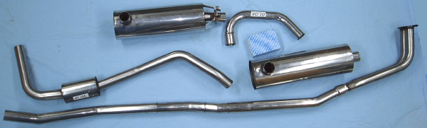 Image stainless-steel-exhaust Volvo 160 B30A