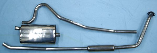 Photo stainless-steel-exhaust Volvo Amazon