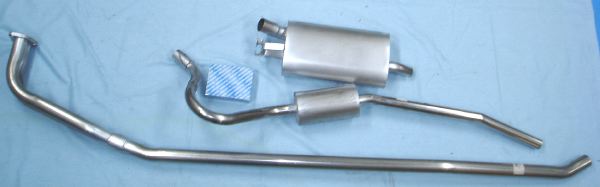 Image stainless-steel-exhaust Volvo Amazon
