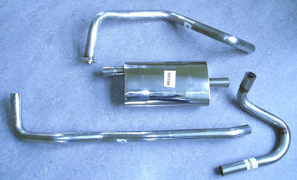 Photo stainless-steel-exhaust Volvo Jeep Valpen