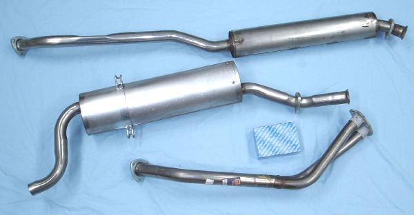 Bild rostfritt avgassystem BMW 316i och 320i E21