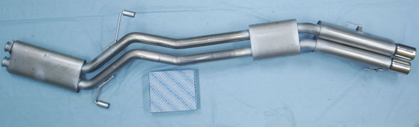 Bild-rostfritt-avgasrör (sportsystem)-BMW 525 E34 Bild rostfritt avgasrör (sportavgassystem) BMW 525 E34 24V