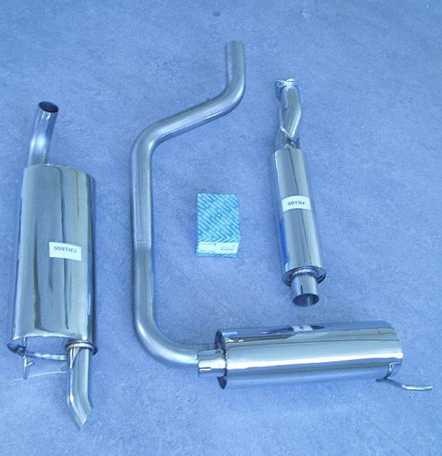 Bild rostfritt avgassystem Citroën XM 3.0 12V V6 hatchback