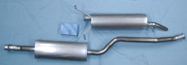 Bild rostfritt avgassystem Citroën Xantia 1.6 & 1.8i 8V