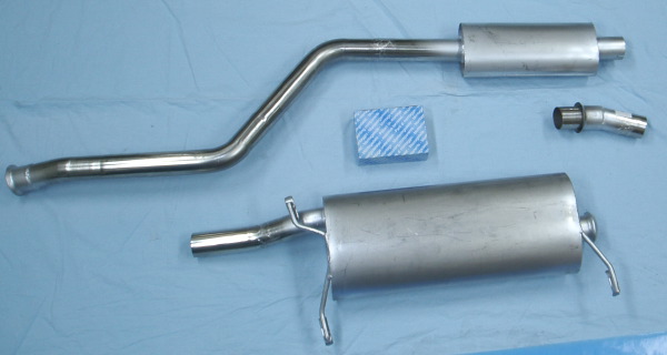 Bild rostfritt avgassystem Citroën Xsara 1.9D hatchback