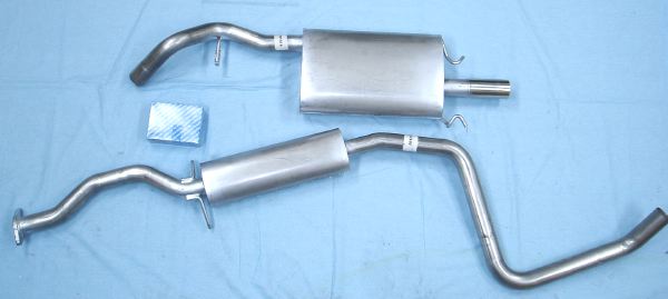 Bild rostfritt avgassystem Ford Escort 1.8i 16V