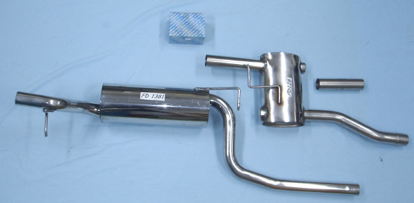 Bild-rostfritt-avgassystem-Ford Focus Bild rostfritt avgassystem Ford Focus 1.6 sedan
