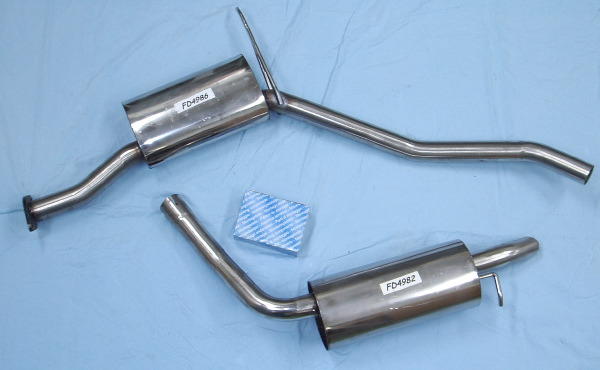 Bild-rostfritt-avgassystem-Ford Sierra Bild rostfritt avgassystem Ford Sierra 2.0i DOHC