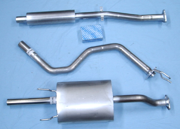 Bild rostfritt avgassystem Honda Civic 1.6 VTi 4-drs