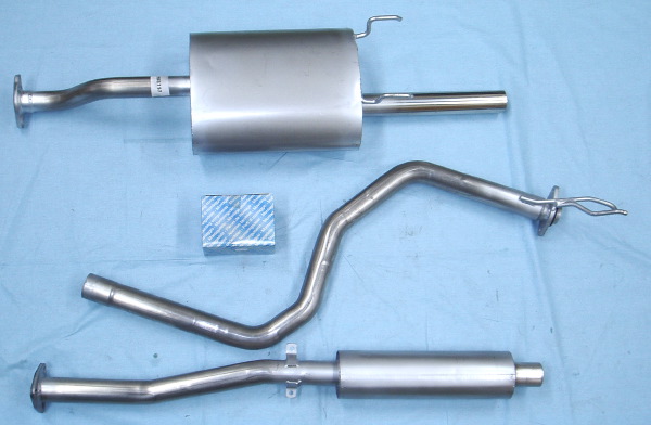 Bild rostfritt avgassystem Honda Civic 1.6 ESi 4-drs