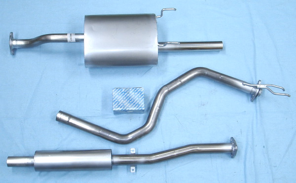 Bild rostfritt avgassystem Honda Civic 1.6 ESi 4-drs