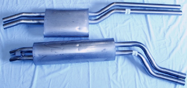 Bild-rostfritt-avgassystem-Mercedes 280S &SE W116 Bild rostfritt avgassystem Mercedes 280 S&SE W116