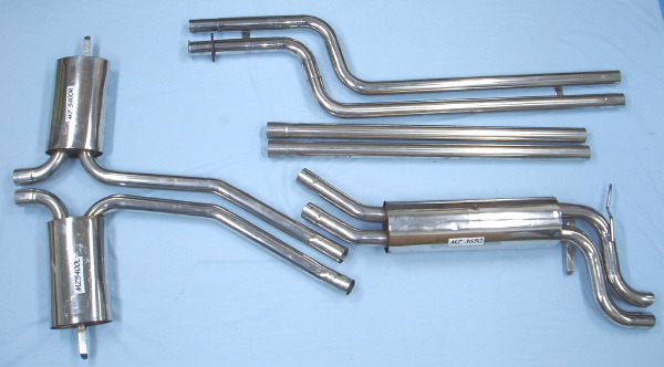 Bild-rostfritt-avgassystem-Mercedes 280 S&SE W126 Bild rostfritt avgassystem Mercedes 280 S & SE W126