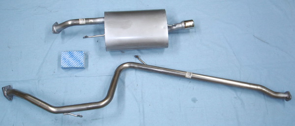 Bild rostfritt avgassystem Mitsubishi Lancer 1.6