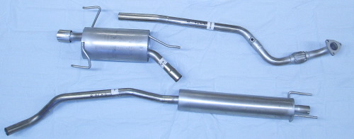 Bild rostfritt avgassystem Opel Corsa C 1.4