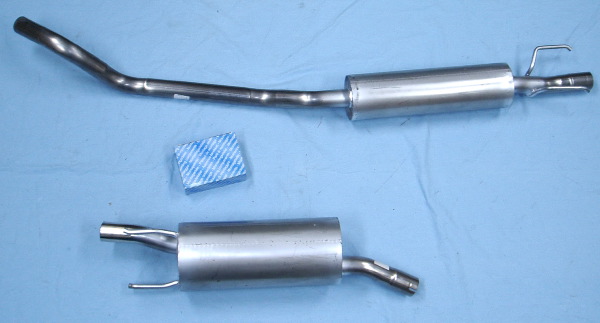 Bild rostfritt avgassystem Opel Corsa B 1.5D & 1.5TD