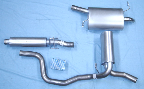 Bild rostfritt avgassystem Peugeot 605 3.0i V6