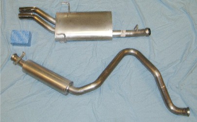 Bild rostfritt avgassystem SAAB 900 2.5 V6