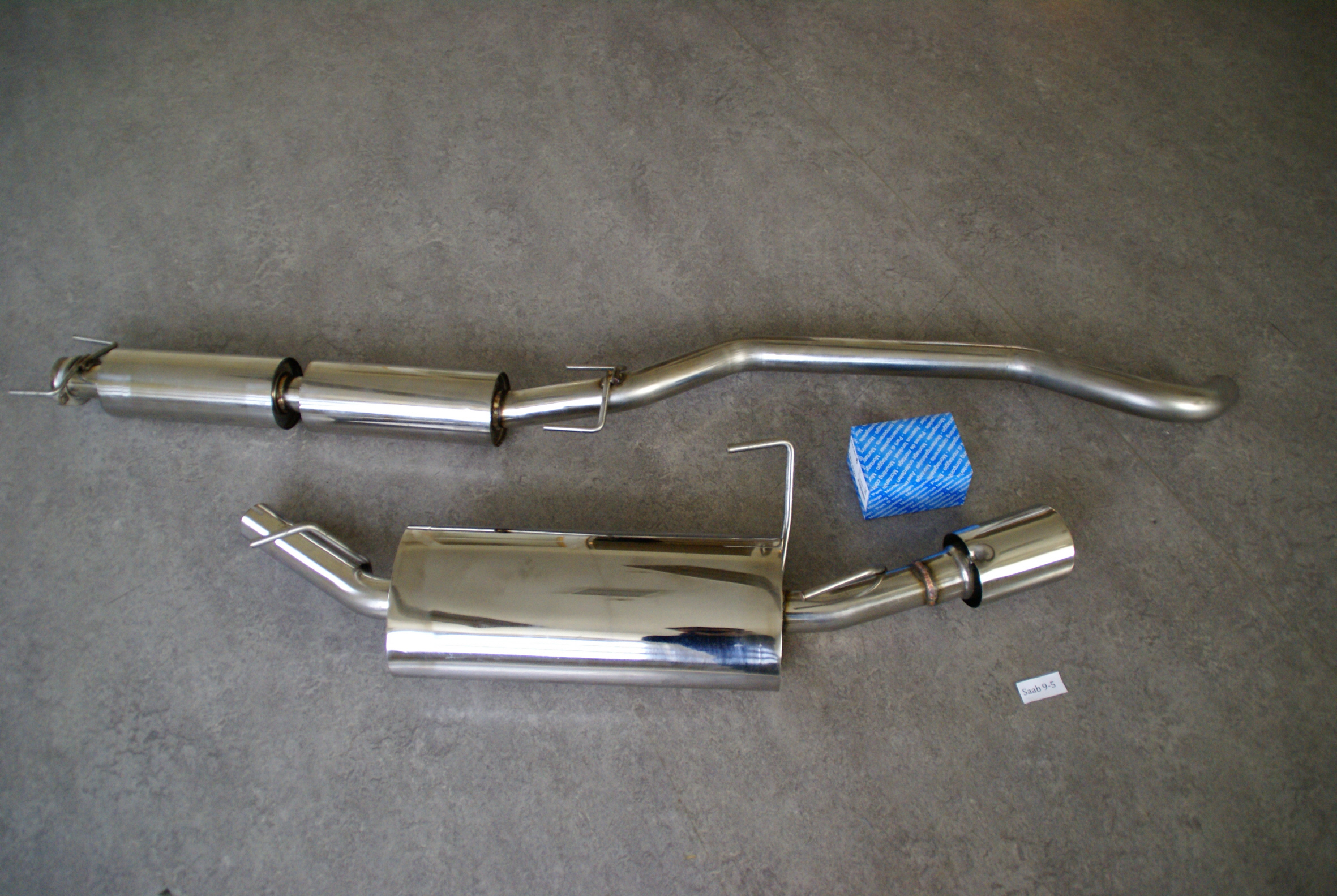 Bild-rostfritt-avgassystem-SAAB 9-5 turbo Bild rostfritt avgassystem SAAB 9-5