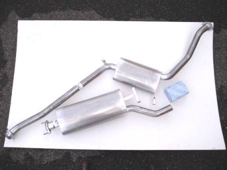 Bild-rostfritt-avgasrör-SAAB 9000 Bild rostfritt avgassystem SAAB 9000 5-drs utan turbo