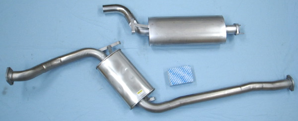 Bild rostfritt avgassystem SAAB 9000 5-drs turbo