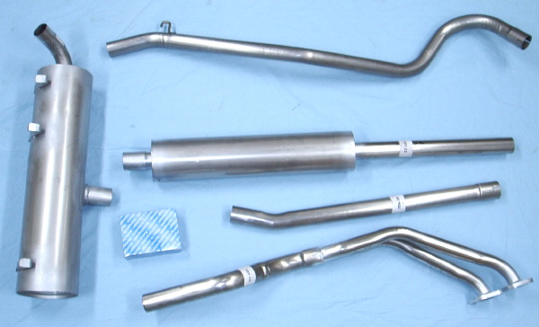 Bild rostfritt avgassystem SAAB 900