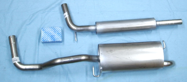 Bild rostfritt avgassystem Seat Ibiza 1.6