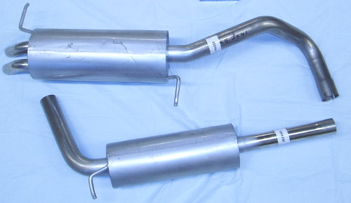 Bild rostfritt avgassystem Seat Ibiza 1.9 TDi 