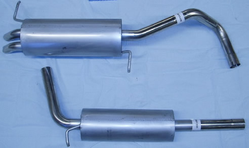 Bild rostfritt avgassystem Seat Ibiza 1.9 TDi