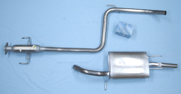 Bild-rostfritt-avgassystem-Toyota Corolla Bild rostfritt avgassystem Toyota Corolla 1600 sedan
