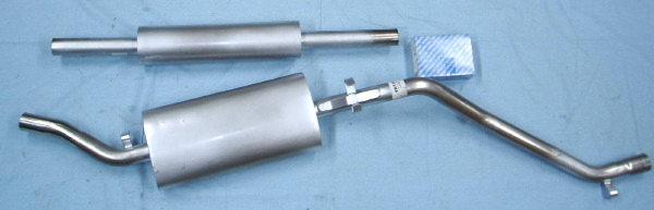 Bild-rostfritt-avgassystem-Volkswagen Golf Bild rostfritt avgassystem Volkswagen Golf 1600 CL och Golf Diesel