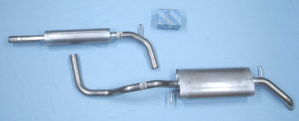 Bild-rostfritt-avgassystem-Volkswagen Polo Bild rostfritt avgassystem Volkswagen Polo 1.4 kombi