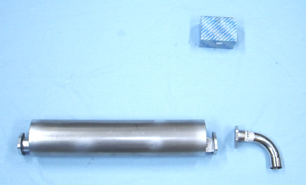 Bild rostfritt avgassystem Volkswagen Transporter 2.1